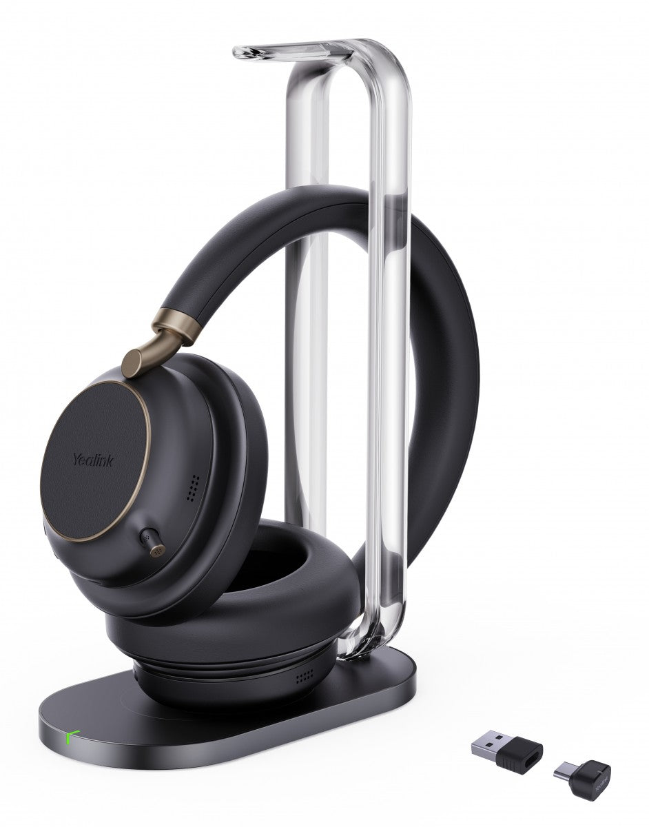 Yealink BH76 Plus + Charging Stand UC USB-C/A Sans fil Arceau Appels/Musique USB Type-C / USB Type-A Bluetooth Socle de chargement