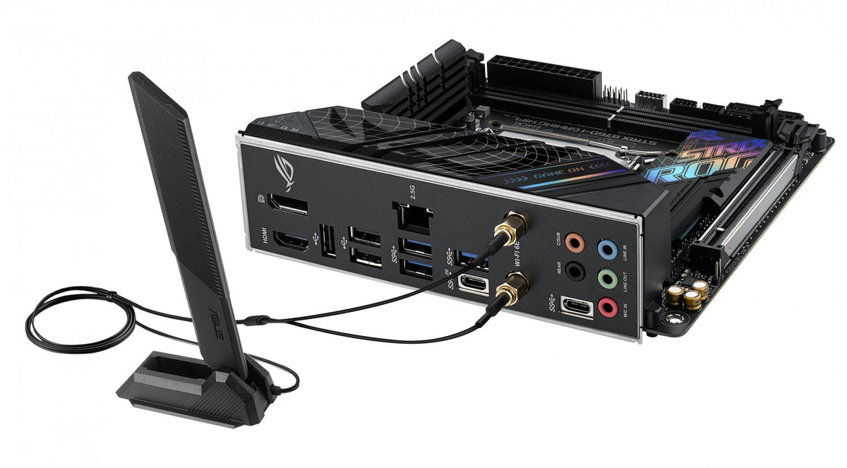 ASUS ROG STRIX B760-I GAMING WIFI LGA 1700 2xDDR5 Mini ITX 4xSATA MB 1xHDMI 2.1 1xDP 1.4 2xM.2