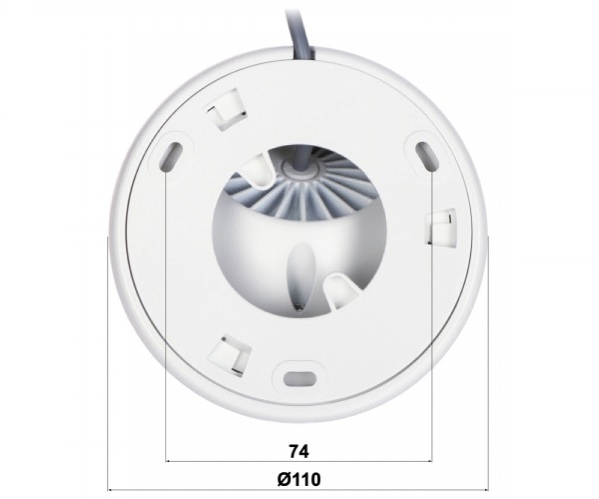 Hikvision DS-2CE78U0T-LF(2.8mm) Caméra Turret Fixe 4K avec Éclairage Hybride Intelligent