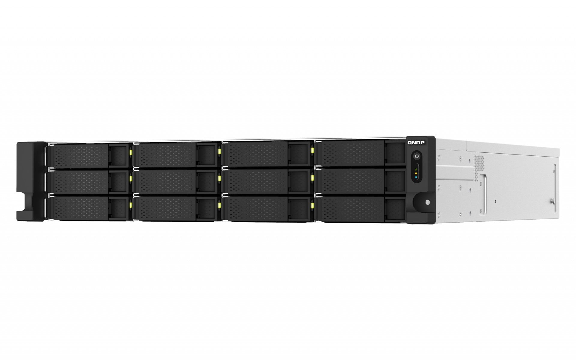 QNAP TS-H1887XU-RP NAS Rack (2 U) Intel Xeon E E-2336 32 Go DDR4 0 To QuTS hero Noir, Blanc