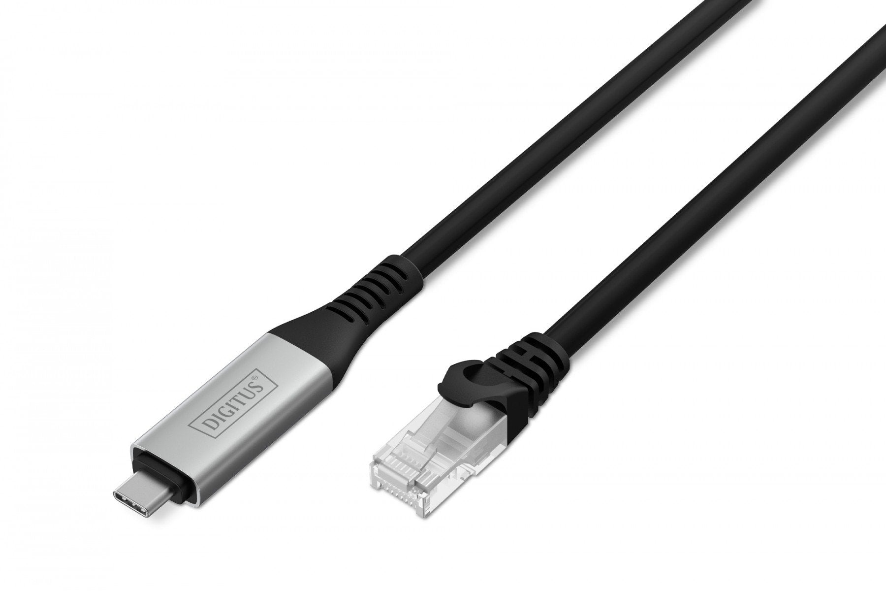 Câble adaptateur USB-C vers RJ45 Cat. 6A S/FTP, 1 Gbit/s, USB 3.2 Gen1, LSZH, 2 m
