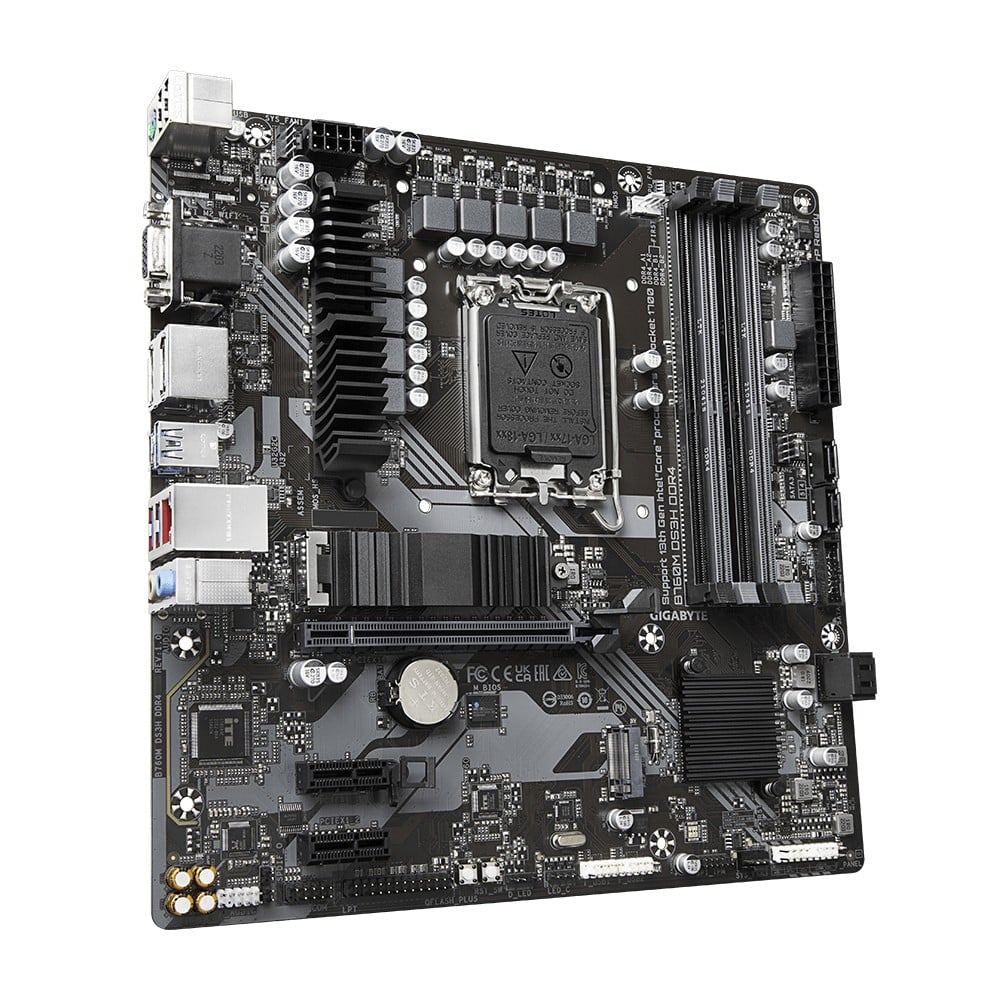 GIGABYTE B760M DS3H DDR4 carte mere Intel B760 Express LGA 1700 micro ATX