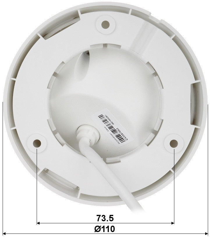 Hikvision DS-2CD1323G2-I 2.8mm PL 2 MP MD 2.0 Caméra réseau Turret Fixe