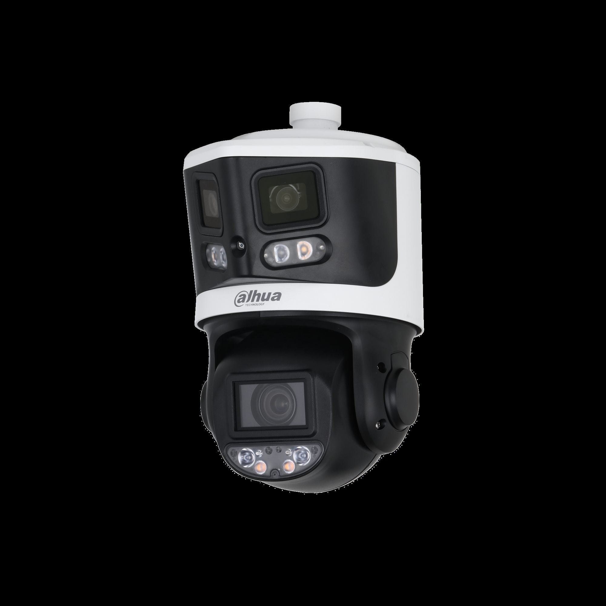 Dahua SDT3E410-8P-MB-A-PV1 Caméra panoramique et PTZ 8MP+4MP 10x Starlight TiOC, réseau