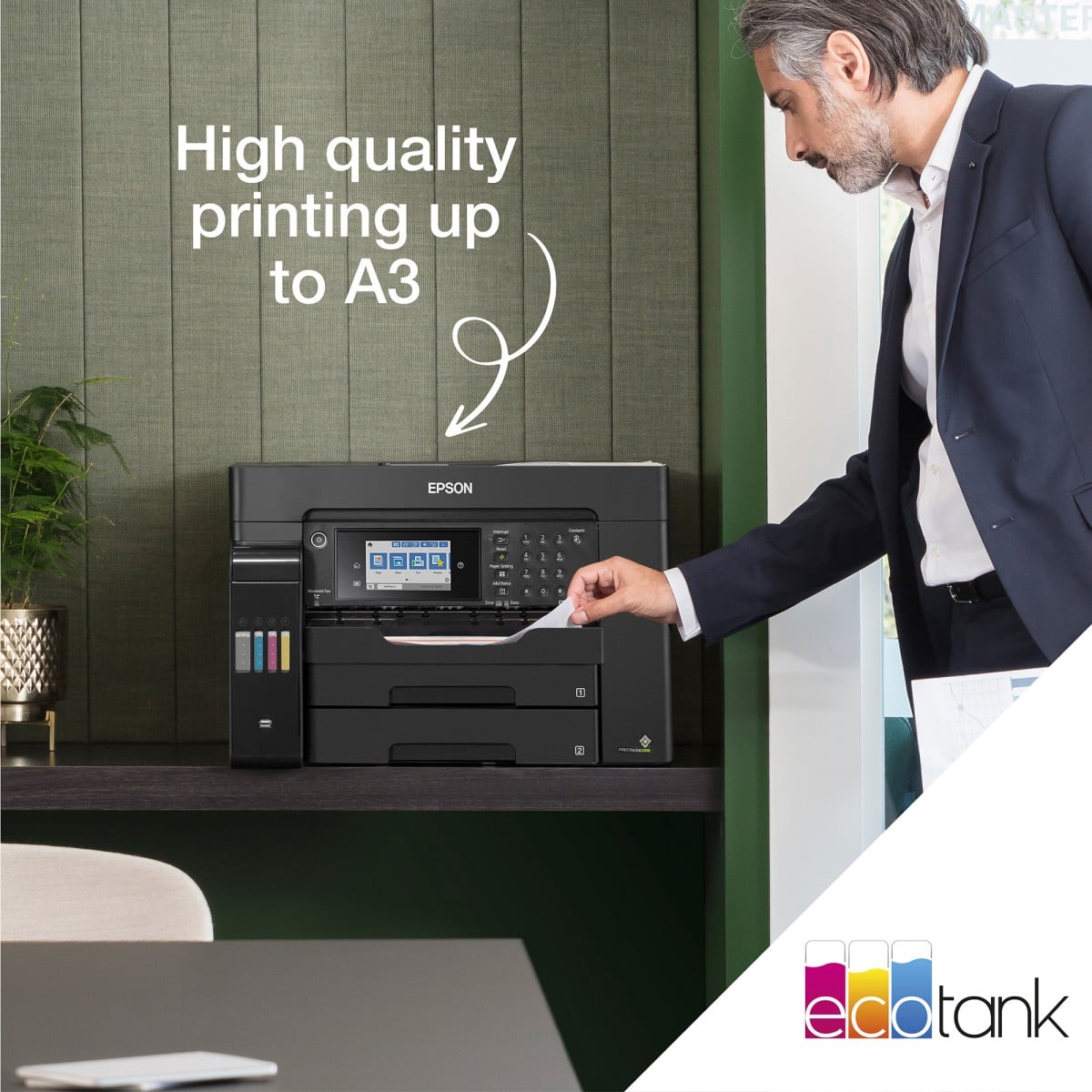 EPSON EcoTank ET-16605 MFP colour inkjet ITS A3 25ppm Print 550sheets USB LAN Wi-Fi Black
