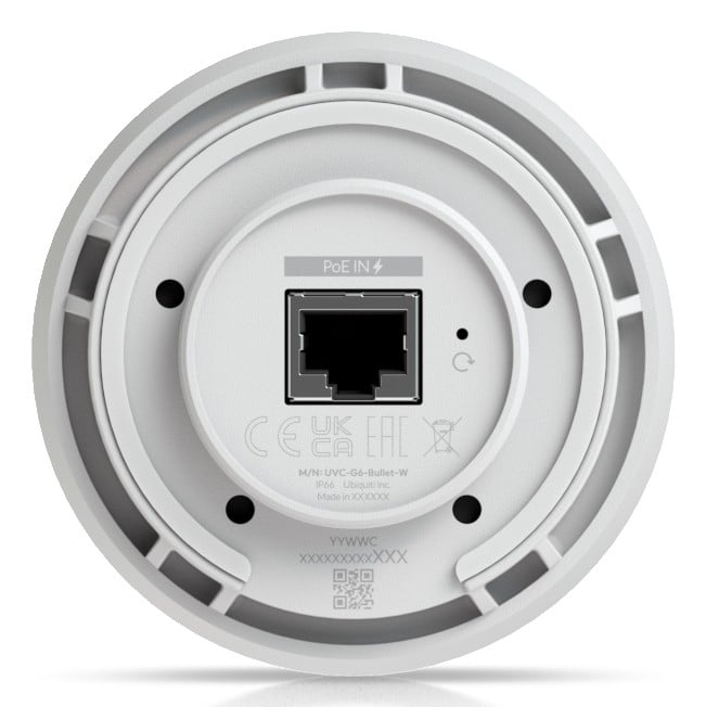 Ubiquiti G6 Bullet Balle (forme) Caméra de sécurité IP Intérieure et extérieure 3840 x 2160 pixels Plafond/Mur/Poteau