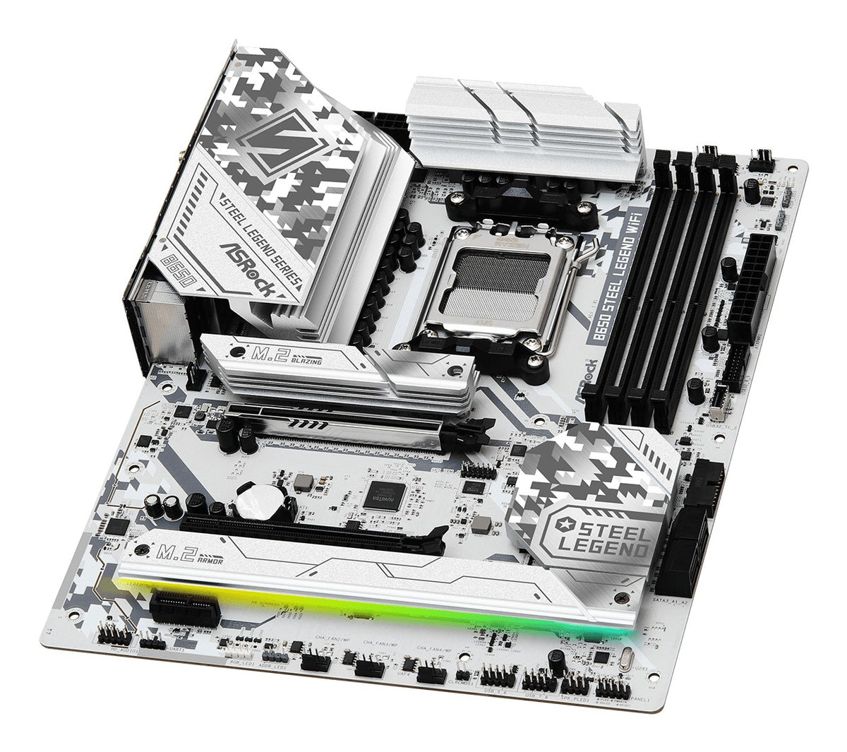 Asrock B650 Steel Legend WiFi AMD B650 Emplacement AM5 ATX