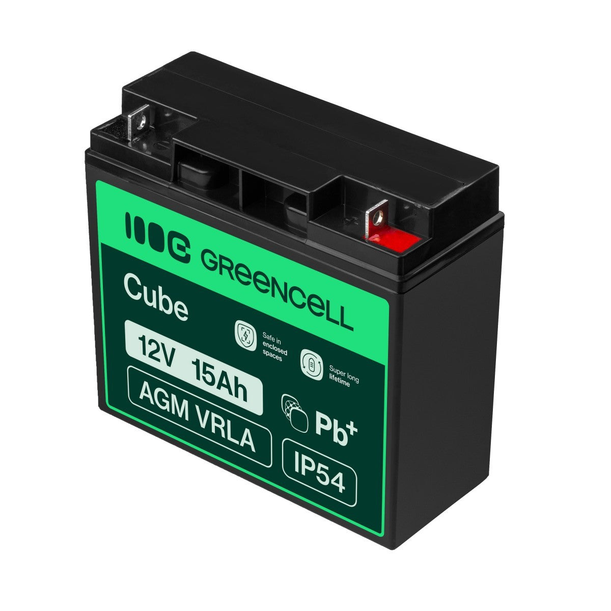 Green Cell Battery AGM 12V 15Ah
