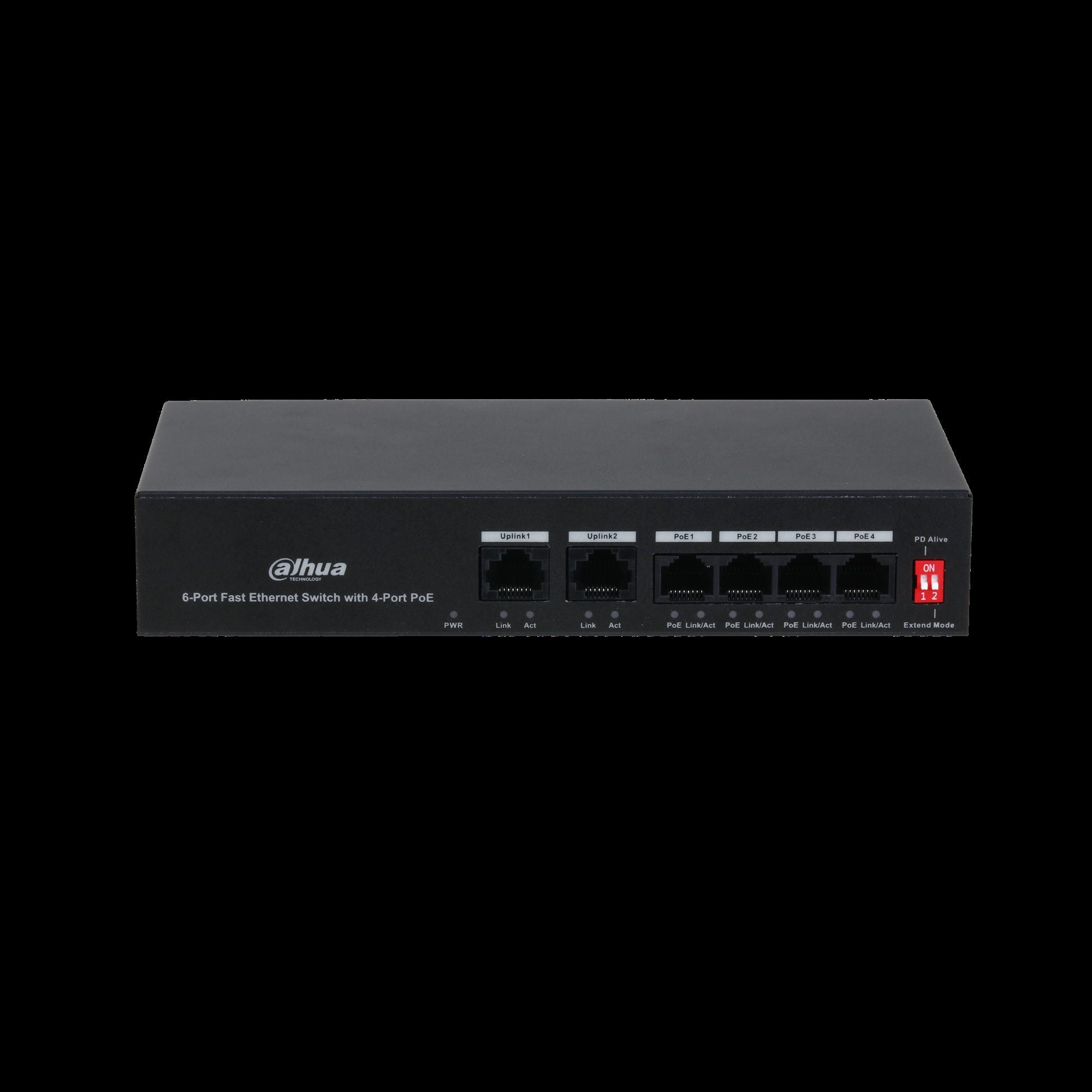 Dahua PFS3006-4ET-36 Commutateur Fast Ethernet 6 ports avec 4 ports PoE