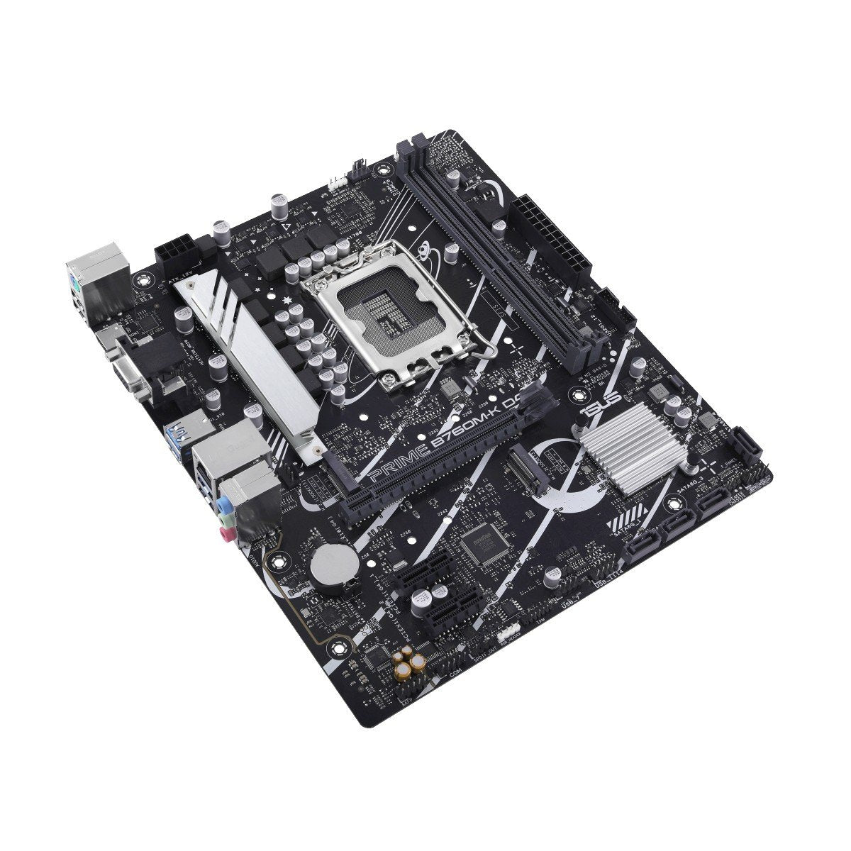 ASUS PRIME B760M-K D4 LGA1700 microATX MB 2xDDR4 4xSATA 2xM.2 1xD-Sub 1xHDMI 2.0