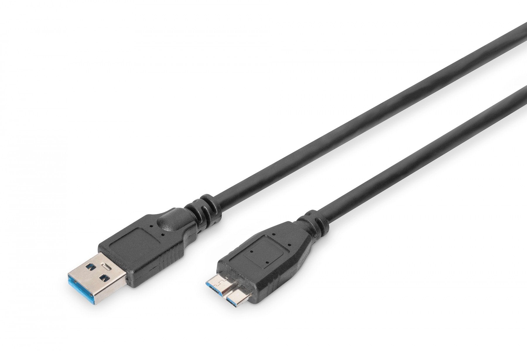 Digitus AK-300116-010-S câble USB USB 3.2 Gen 1 (3.1 Gen 1) USB A Micro-USB B Noir