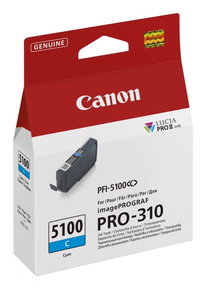 CANON PFI-5100 SERIES Cyan ink tank