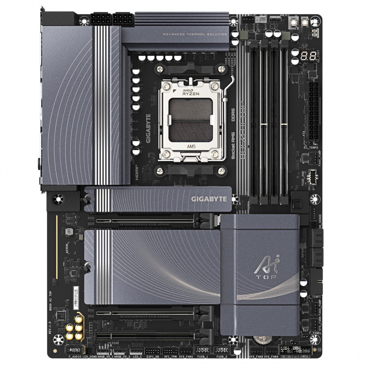 GIGABYTE B850 AI TOP carte mere AMD B850 Emplacement AM5 ATX