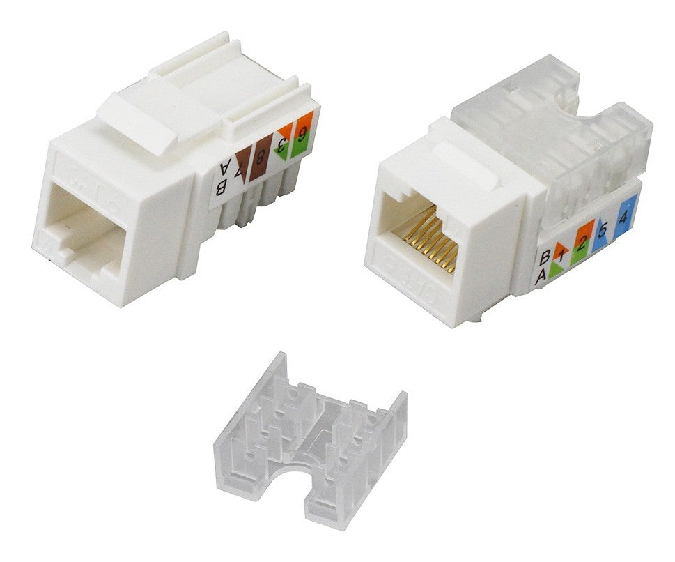 Techly IWP-KIT-C6U90 Ensemble de 24 modules Keystone Cat6 UTP avec outil de sertissage