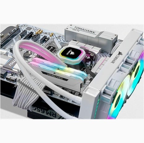 Module de mémoire Corsair Vengeance RGB Pro CMH64GX4M4E3200C16W 64 Go 4 x 16 Go DDR4