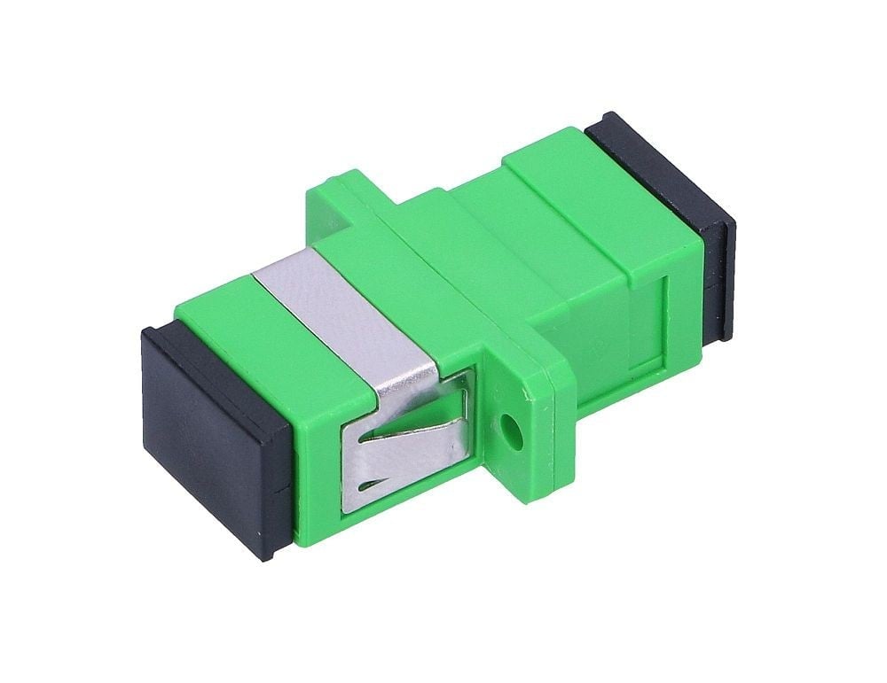 Extralink ADAPTER SC/APC SM SIMPLEX GREEN - Adapter adaptateur de fibres optiques SC/APC 1 piece(s)