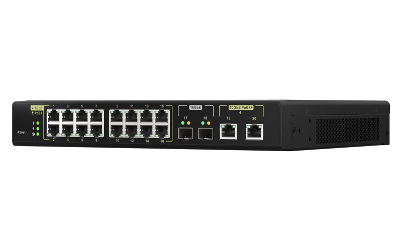 16x2.5GbE PoE 2x10GbE SFP+2x10GbE PoE wm
