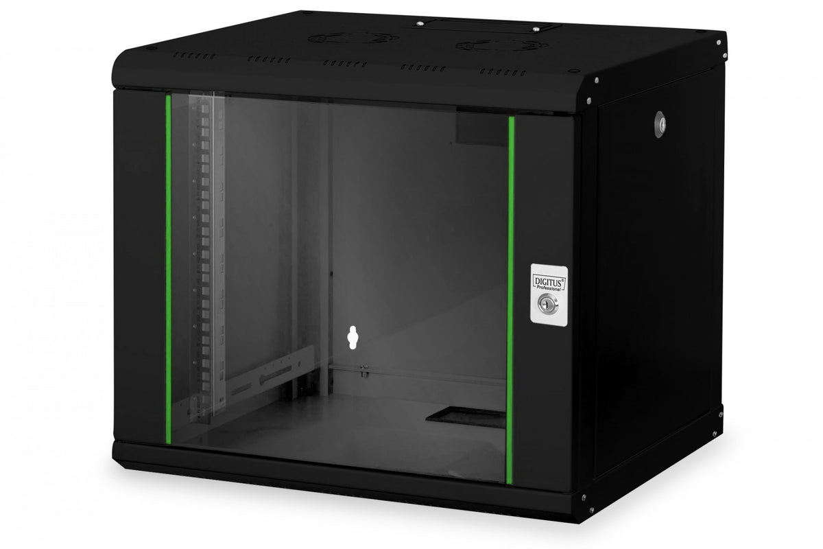 Digitus DN-19 09-U-SW étagere 9U Rack monté sur le mur Noir