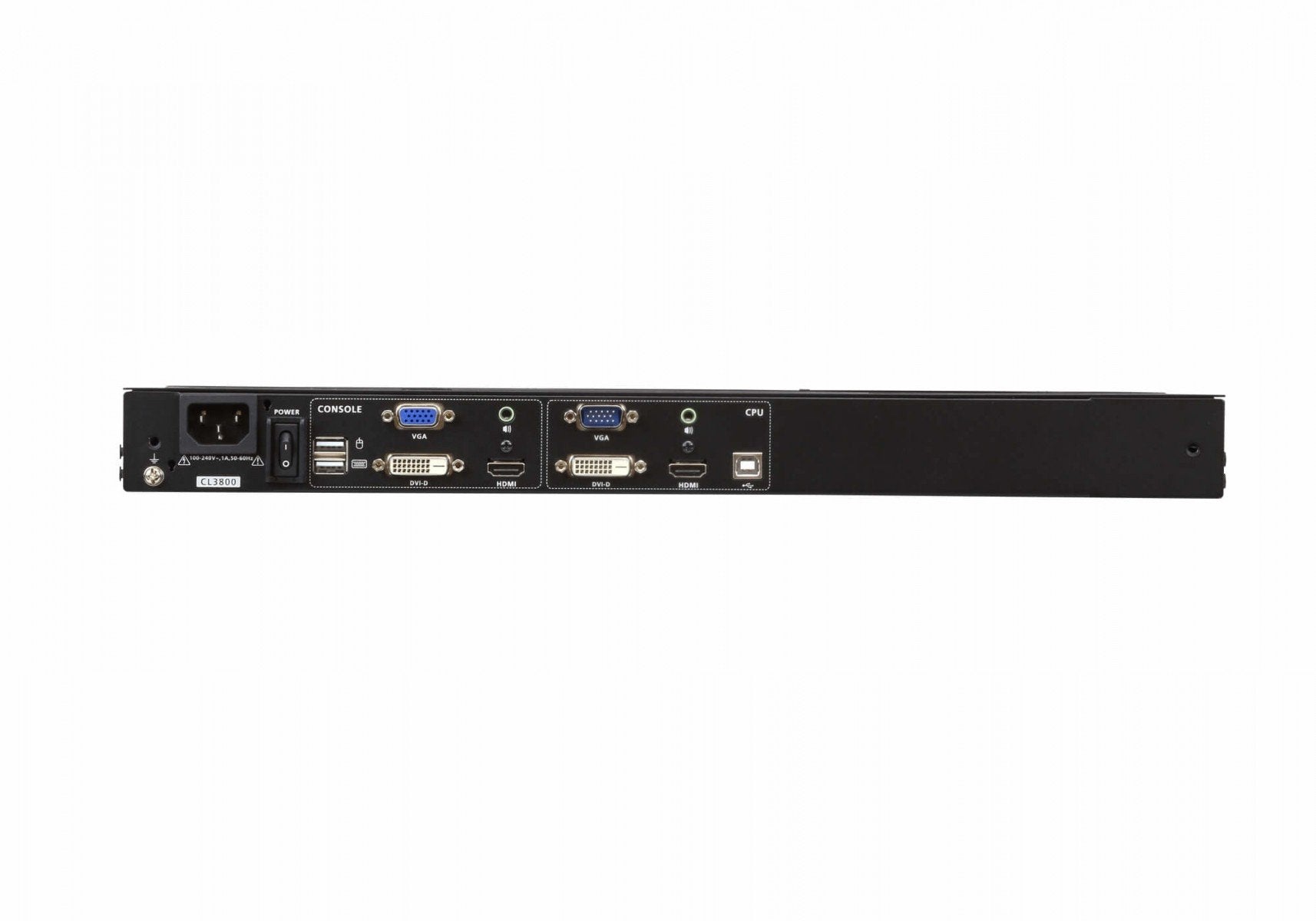 CL3800NW-ATA-AG - 1920 x 1080 pixels - Full HD - Grille de montage - 1U - 26,8 W - Noir
