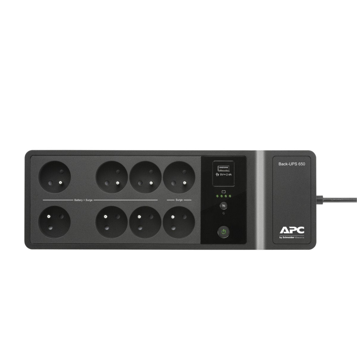 APC Back-UPS BE650G2-FR UPS AC 220/230V 400Watt 650VA USB output connectors 8 Black