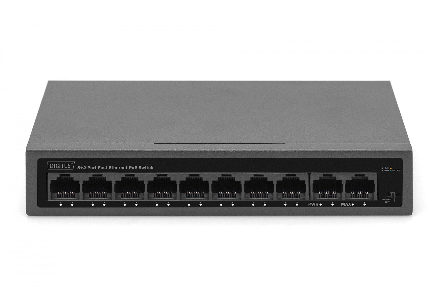 Digitus DN-95354 commutateur réseau Géré Fast Ethernet (10/100) Connexion Ethernet, supportant l'alimentation via ce port (PoE) Noir