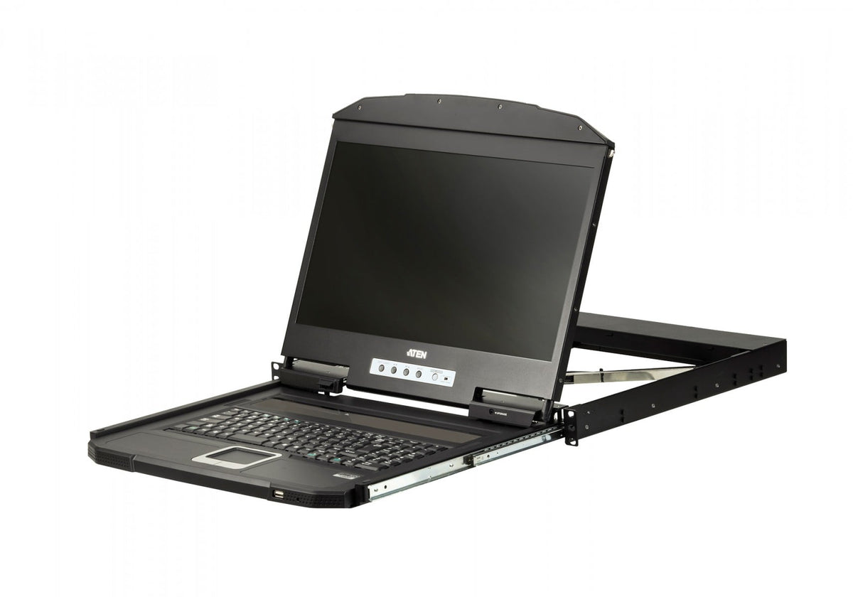 "ATEN CL3700NW support d'ordinateurs 47 cm (18.5"") 1920 x 1080 pixels Métal, Plastique Noir 1U"