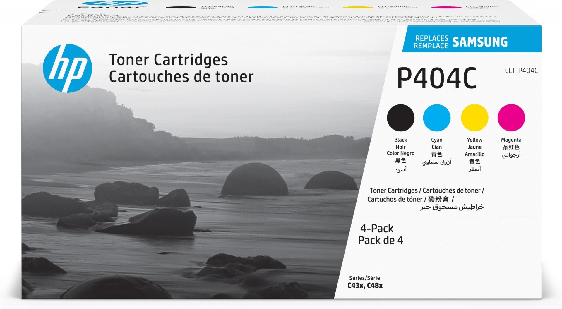 SAMSUNG CLT-P404C/ELS 4-pk CYMK Toner Crt