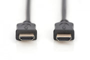 Digitus AK-330114-050-S Câble HDMI Haute Vitesse avec Ethernet 5m Noir Plaqué Or