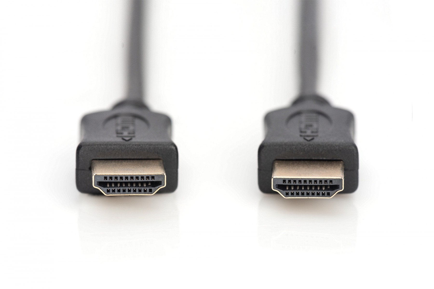 Digitus AK-330114-050-S Câble HDMI Haute Vitesse avec Ethernet 5m Noir Plaqué Or