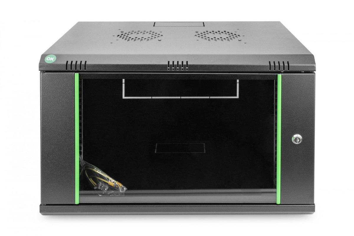 Digitus DN-19 07-U-EC-SW étagere 7U Rack monté sur le mur Noir