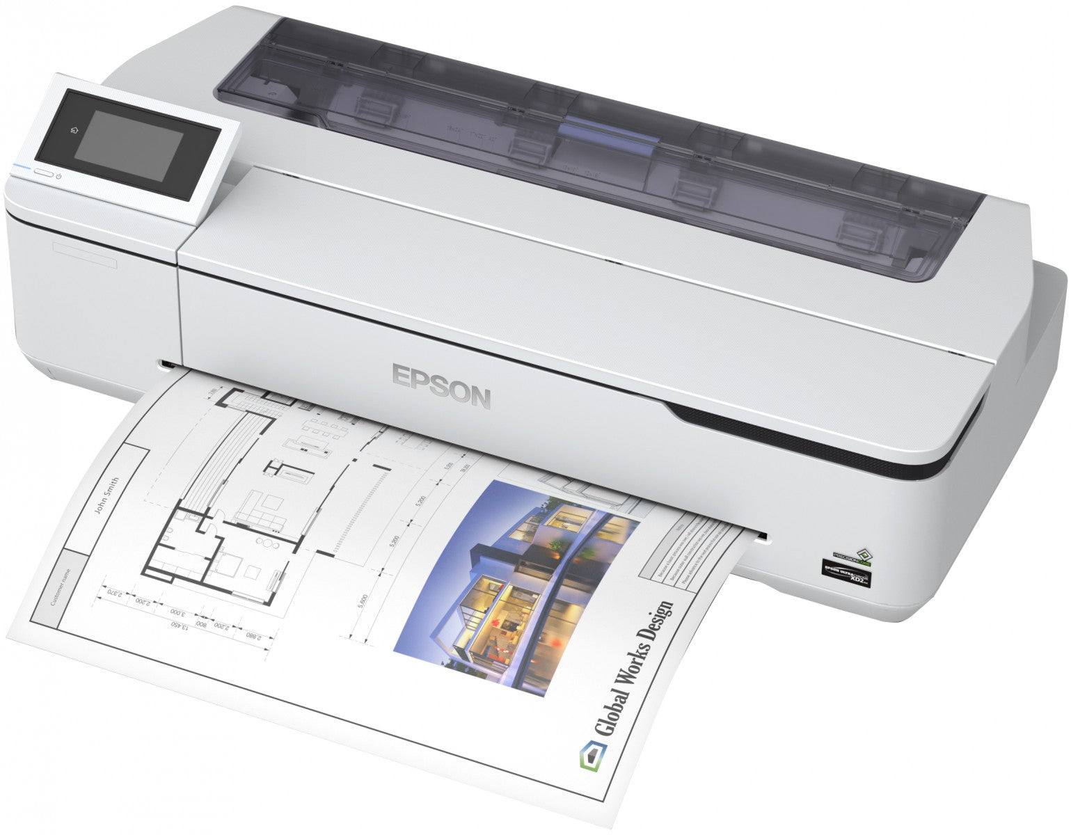 EPSON SureColor SC-T2100 No Stand 24inch large-format printer colour ink-jet Roll A1 61.0cm 2400x1200dpi LAN Wi-Fi USB 3.0 Cutter
