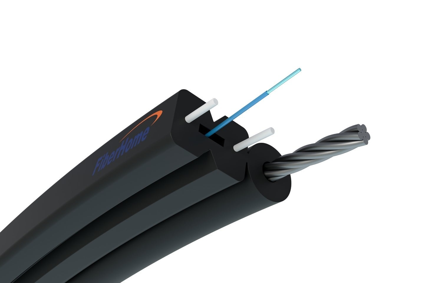FiberHome EX.17344 câble InfiniBand et a fibres optiques 1000 m FTTH Noir