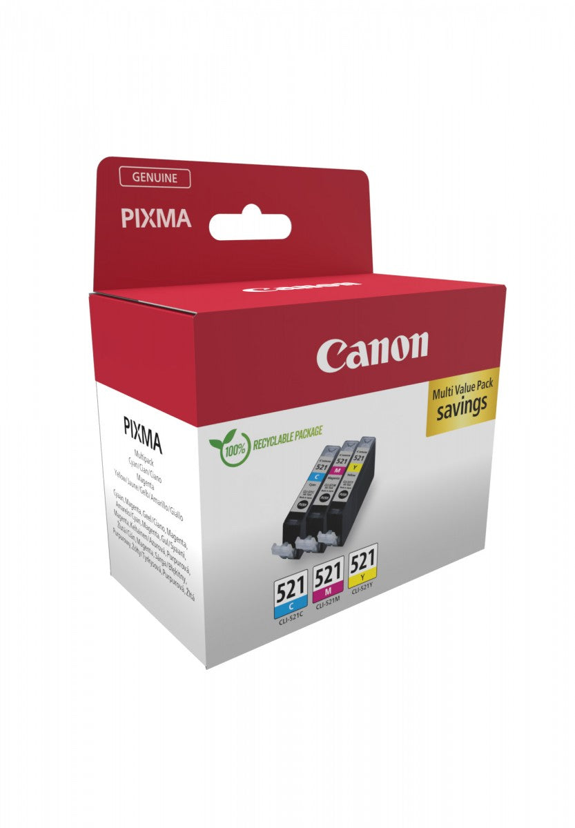 CANON CLI-521 Ink Cartridge Multipack cmy BLISTER