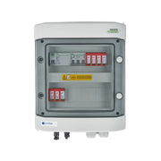 EMITER EM-1100_DCAC Tableau de distribution DCAC, IP65, SPD DC Dehn 1000V type 2, 1 x chaîne PV, 1 x MPPT, SPD AC Dehn type 2, 16A 3-F, RCD type A 40A/300mA