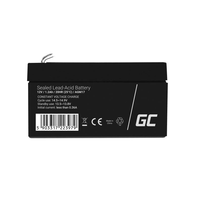 Green Cell AGM17 Batterie de l'onduleur Sealed Lead Acid (VRLA) 12 V 1,2 Ah