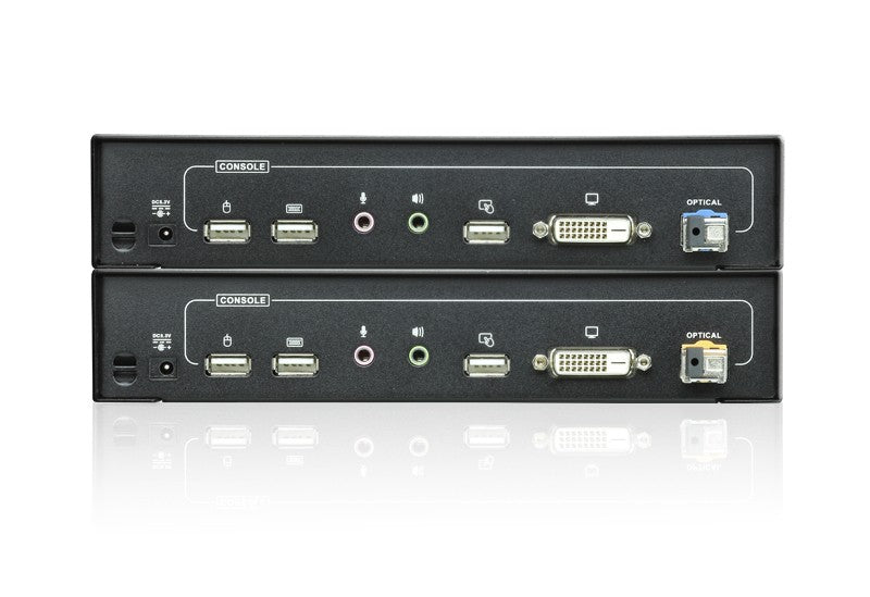 Aten CE680 extendeur DVI-D/USB sur 1 fibre monomode LC 600m