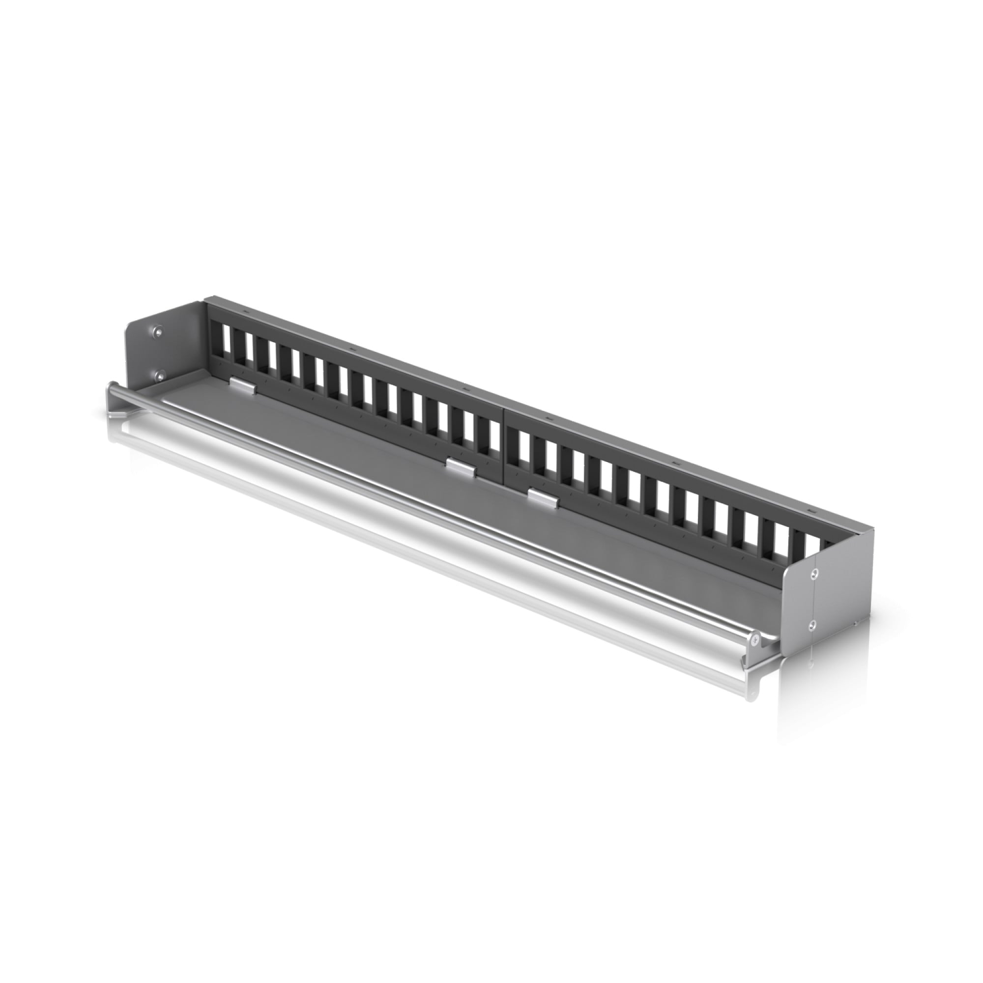 Rack mount 24-port blank patch panel