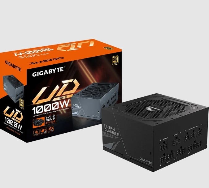 GIGABYTE UD1000GM PG5 V2 unité d'alimentation d'énergie 1000 W 20+4 pin ATX Noir