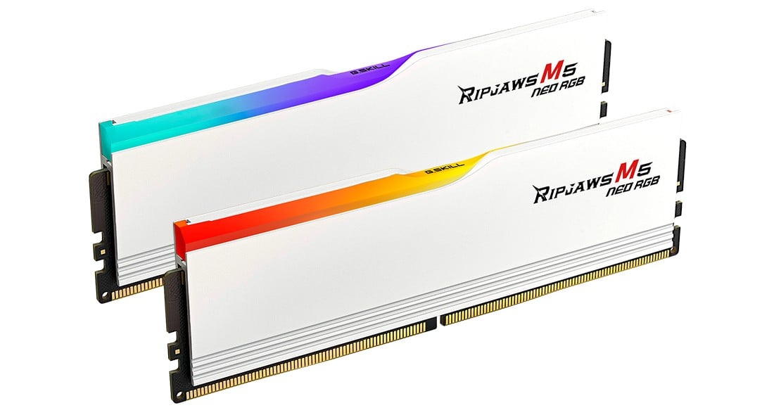 G.Skill Ripjaws M5 RGB F5-6000J2836G32GX2-RM5NRW module de mémoire 64 Go 2 x 32 Go DDR5 6000 MT/s