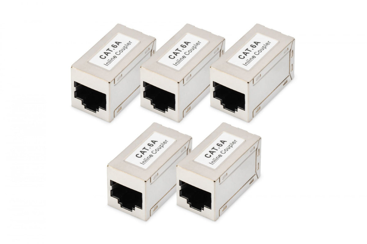 Digitus DN-93905-5 Raccords modulaires blindés CAT 6A 5 pieces Argent
