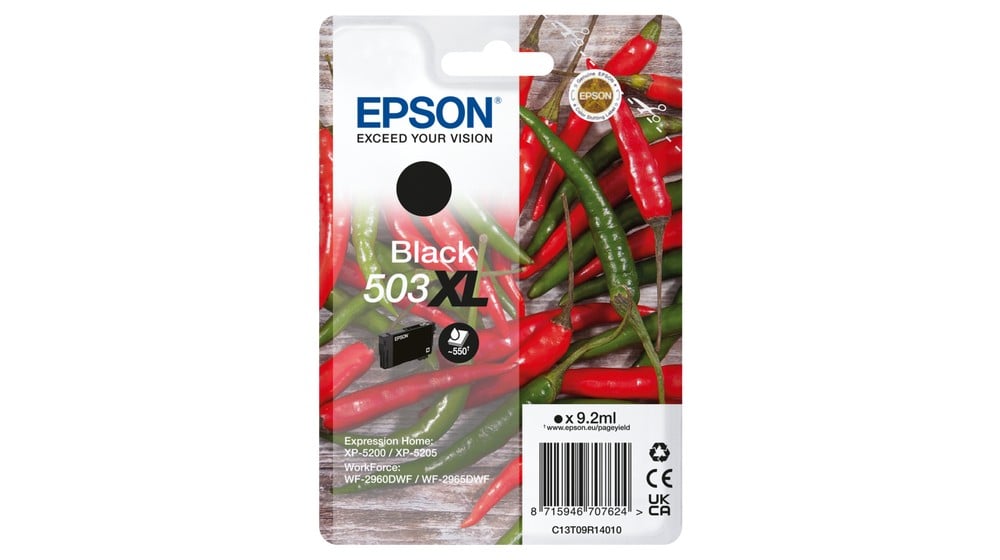 EPSON 4LB Singlepack Black 503XL Ink