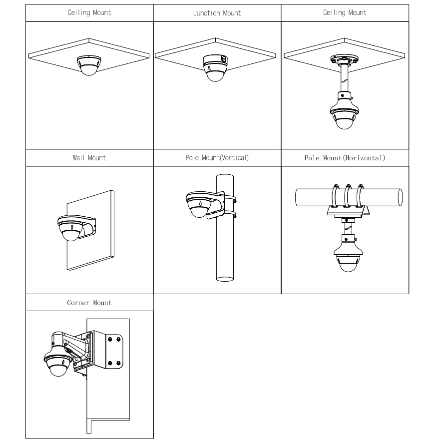 DAHUA- Caméra dôme 8 Mps DH-IPC-HDBW2841E-S