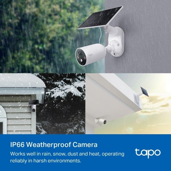 TP-LINK Solar-Powered Security Camera Kit 1x Tapo C425 1x Tapo A201