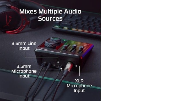 HyperX Mixeur Audio 20 - 20000 Hz Noir
