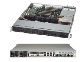 Supermicro CSE-113MFAC2-R804CB Black 1U SC113MFAC2 chassis w/ Redundant 800W (platinum)