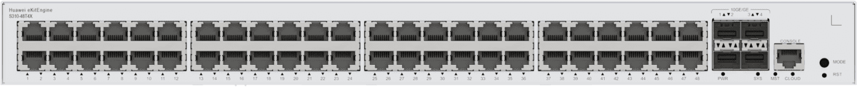 HUAWEI S310-48T4X 48x10/100/1000BASE-T ports 4x10GE SFP+ ports built-in AC power eKit