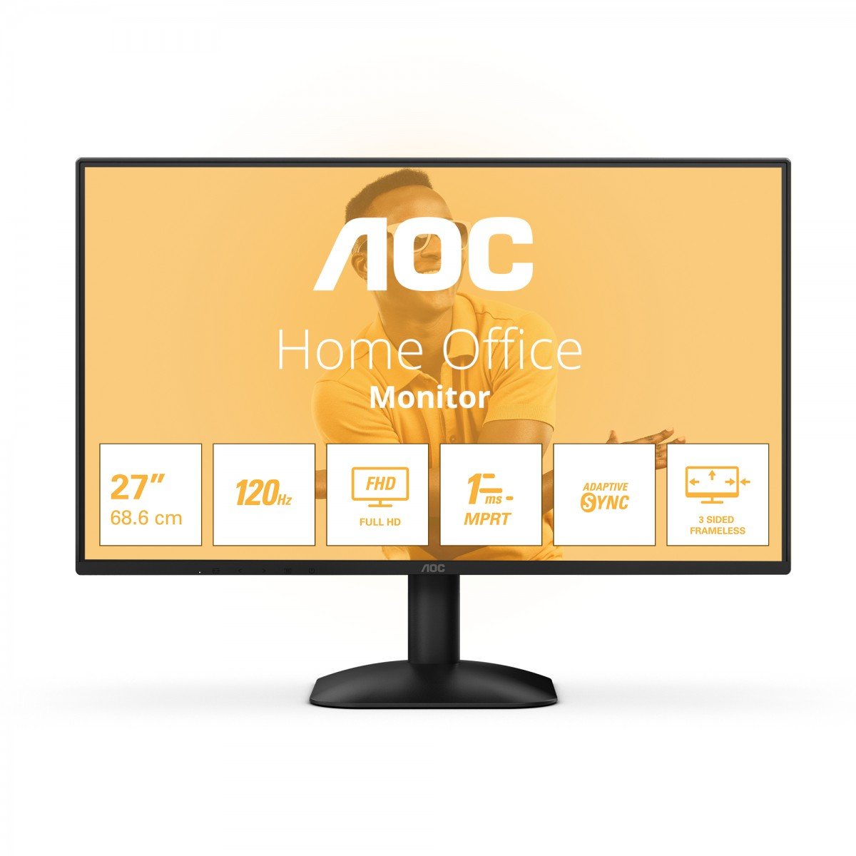 AOC 27B31H 27p FHD IPS 120Hz 1ms 300cd/m2 D-SUB HDMIx2 DP