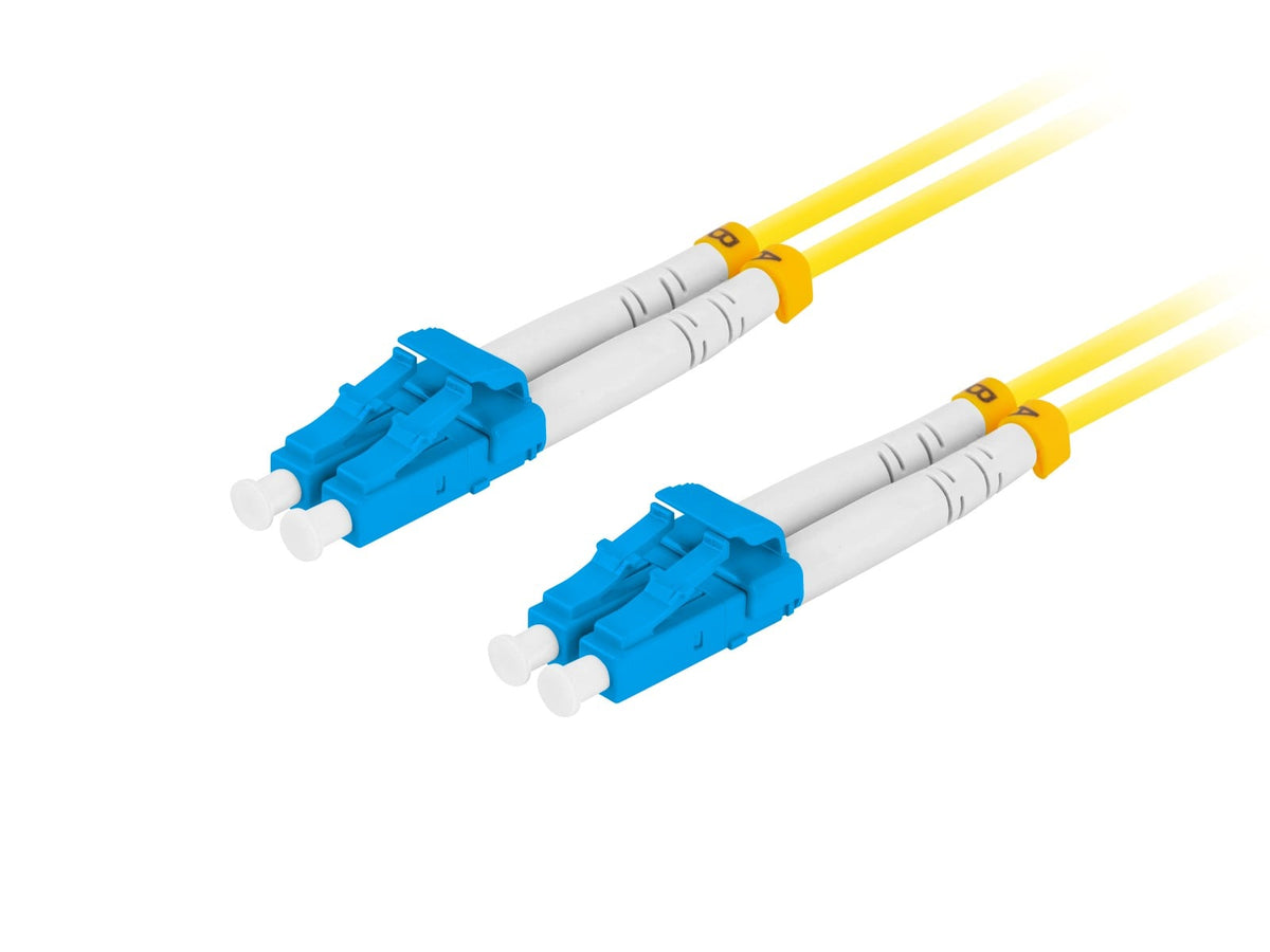 Lanberg FO-LULU-SD11-0050-YE câble InfiniBand et a fibres optiques 5 m LC Jaune