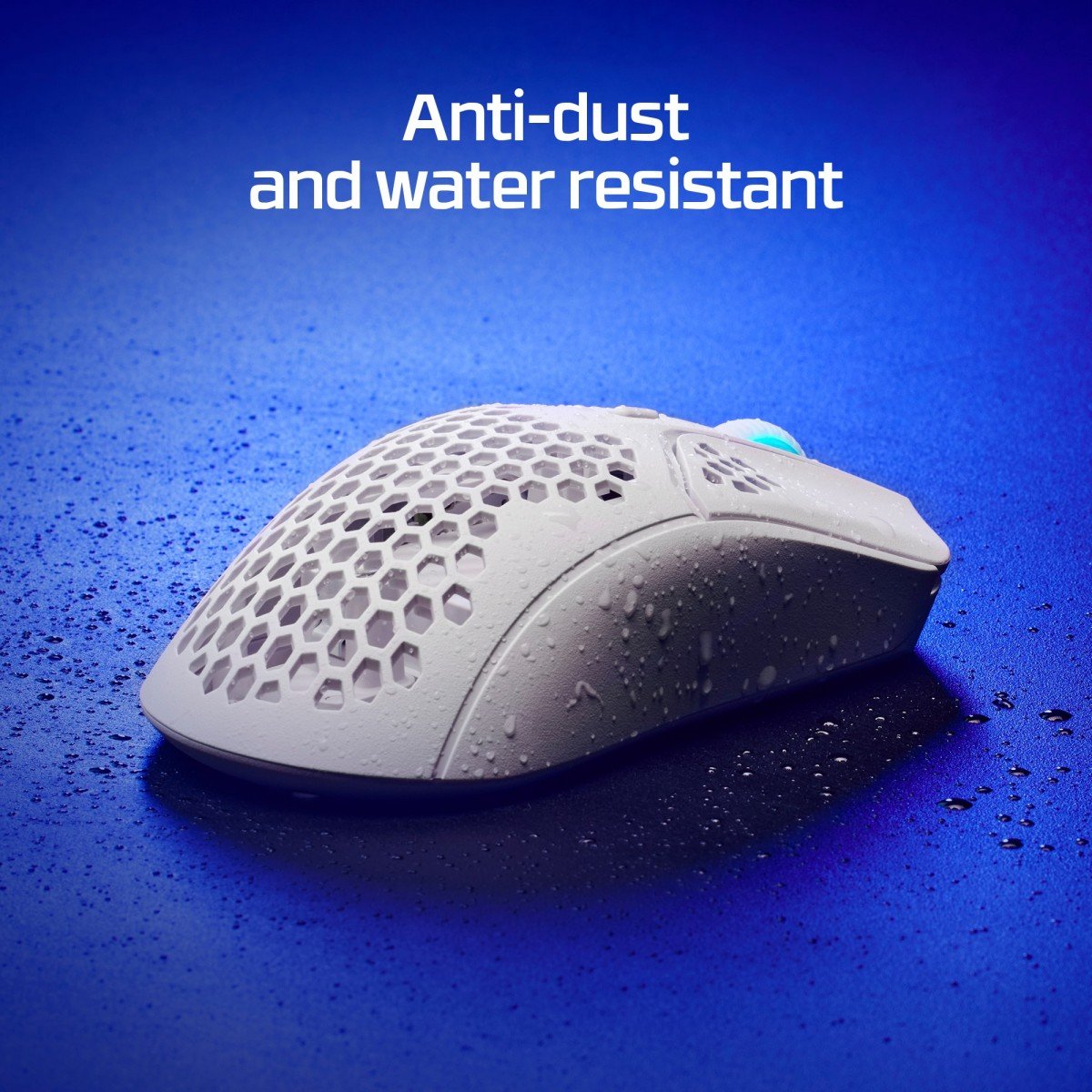 Souris de jeu sans fil HyperX Pulsefire Haste - Pixart PAW 3335 16000 DPI 61g blanche