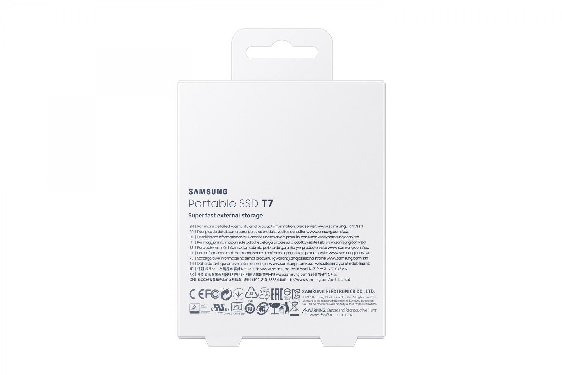 Samsung T7 2TB BLUE